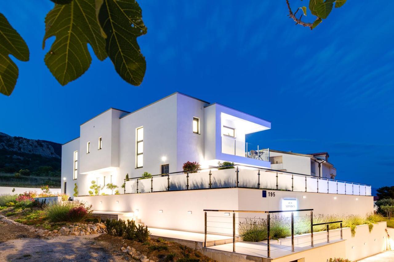 Villa Supernus With Heated Pool Baska  Bagian luar foto